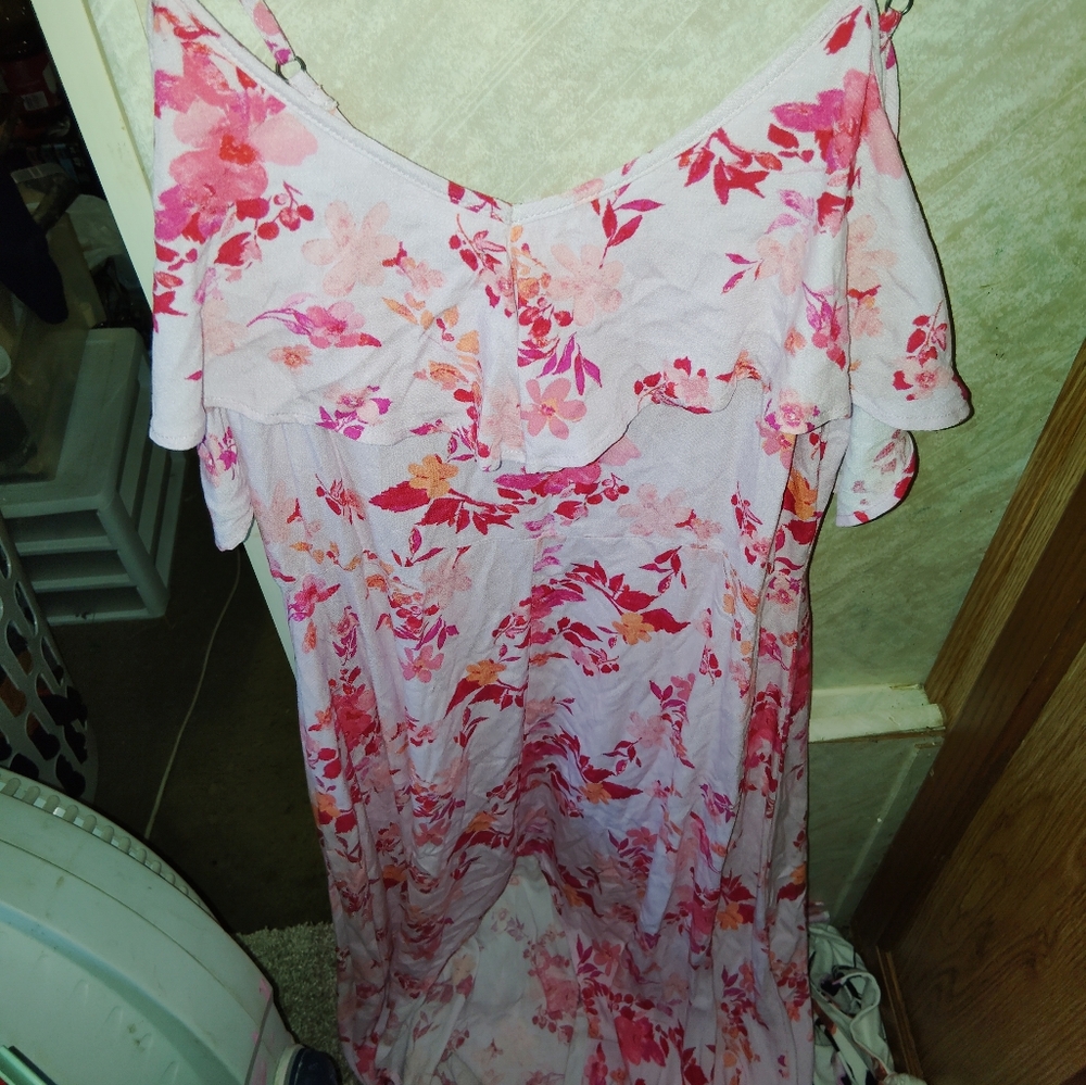 Rewind pink floral dress